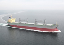 20120309mitsui - 三井造船／5万6000重量トン型ばら積み貨物運搬船引き渡し
