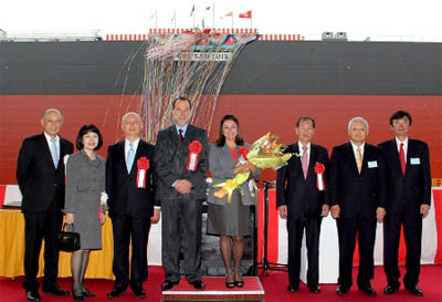 20120322syosenm11 - 商船三井／29万7000トン級鉄鉱石専用船竣工