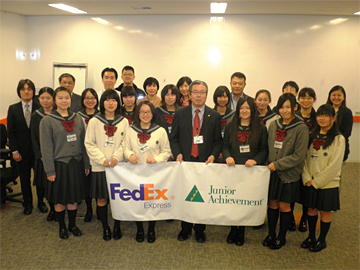 20120327fedex - フェデックス／女子高生、一日職業体験