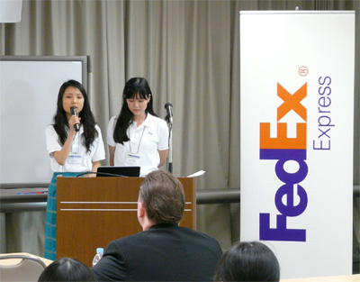 20120725fedex - フェデックス／高校生のビジネスアイデアコンテスト、日本チーム決定