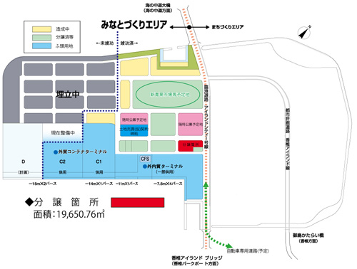 20121102hakata - 博多港／上組と18億円で港湾用地契約