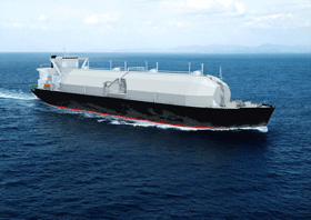 20121211mitsubishig - 三菱重工／さやえんどう型LNG運搬船を起工