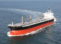 20130123mitsui1 - 三井造船／5万6000重量トン型ばら積み貨物運搬船引き渡し