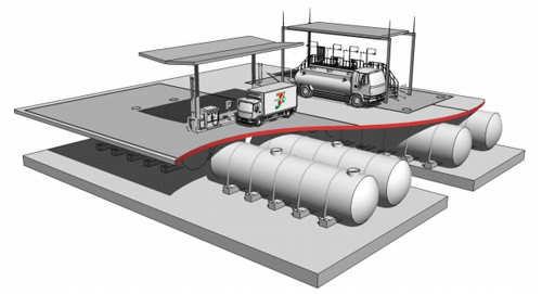 20130522seven - セブン＆アイ／イトーヨーカ堂の物流センター敷地内に燃料備蓄基地