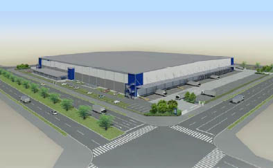 20130618lasale - イヌイ倉庫、ラサール／博多地区最大級、4.9万㎡の物流センター着工