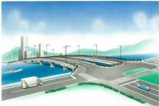 20130828hiroshima2 - 広島南道路／港湾物流の効率化に臨港道路廿日市草津線整備