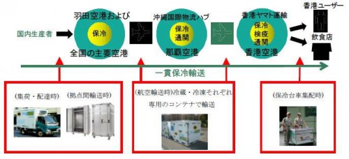 20130905yamato 500x228 - ヤマト運輸／香港向けの国際小口保冷輸送を開始