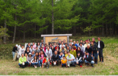 20130927yusenl - 郵船ロジスティクス／長野県で森林整備活動を3年更新