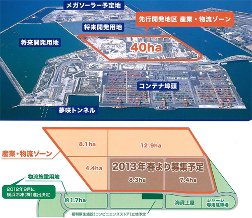 20131009sankyu - 山九／大阪・夢洲に4万㎡の物流用地取得