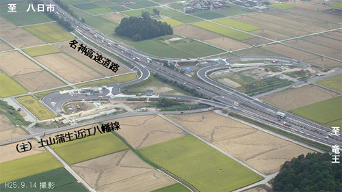 20131029shigaken2 - NEXCO西日本／蒲生スマートインターチェンジ、12月22日開通