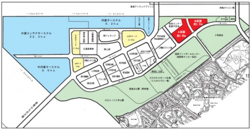 20140407hakata 500x260 - 博多港／医薬品卸に港湾関連用地、2.8万平方米引き渡し
