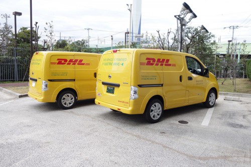 20141215dhl 500x333 - DHLジャパン／丸の内に電気商用車を集配業務で導入