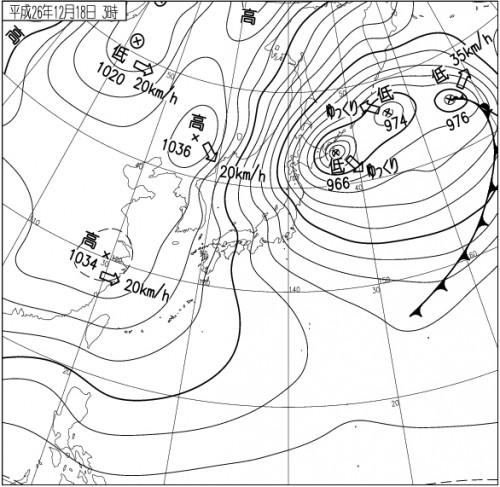 20141217jma 500x487 - 低気圧による暴風雪／愛知で通行止め発生、各地で集配遅延、集配不能