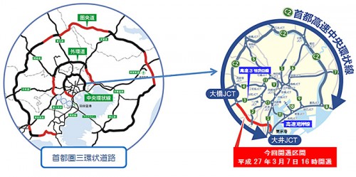20150120tokyoto 500x249 - 首都高速中央環状線／3月7日午後4時、全線開通