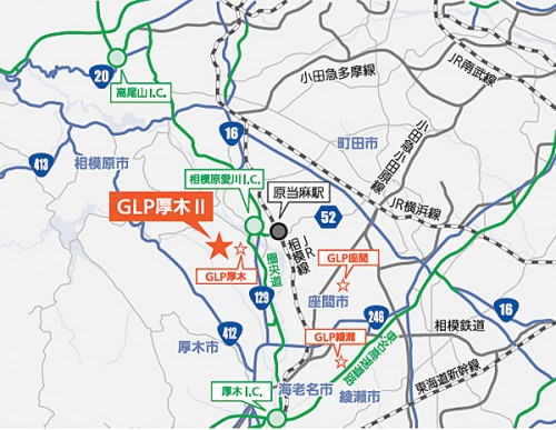 20150407glp2 500x387 - GLP／神奈川県愛川町で延床8.9万m2の物流施設着工