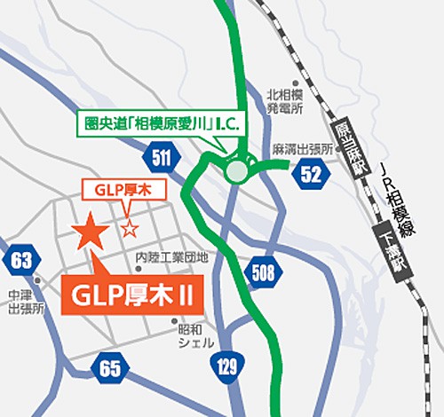 20150407glp3 500x470 - GLP／神奈川県愛川町で延床8.9万m2の物流施設着工