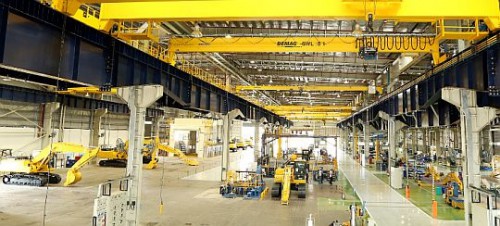 20150512komatsu 500x226 - コマツ／34億円投じ、インドに油圧ショベルの工場建設