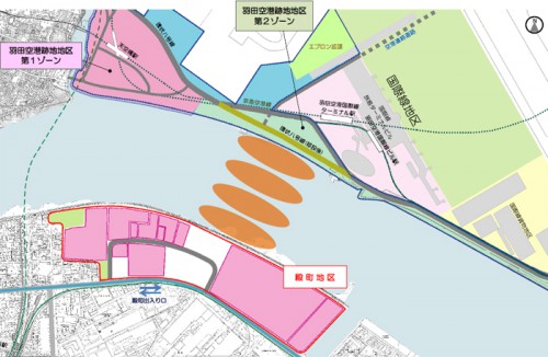 20150518haneda 500x326 - 羽田空港－川崎の連絡橋／2020年開通目指す