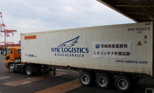 20150526nyk1 500x303 - 郵船ロジスティクス／CAコンテナを活用した農産物の貯蔵試験