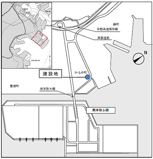 20150529yokohama1 500x520 - 日本運搬社／横浜港の南本牧ふ頭にコンテナ積み込み施設を建設