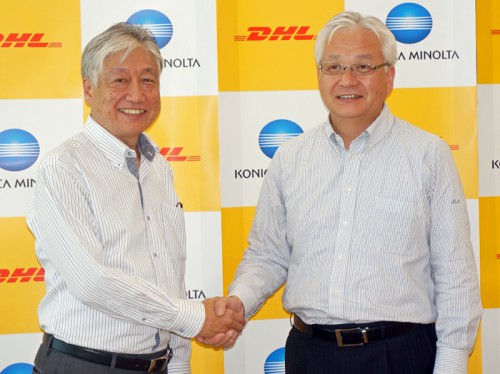 20150713dhl 500x374 - コニカミノルタ、DHLサプライチェーン／「CSR物流」の運用開始