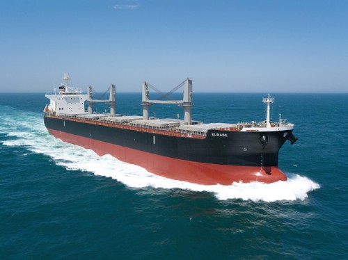 20150731mitsuiz 500x374 - 三井造船／6万重量トン型ばら積み貨物運搬船引き渡し
