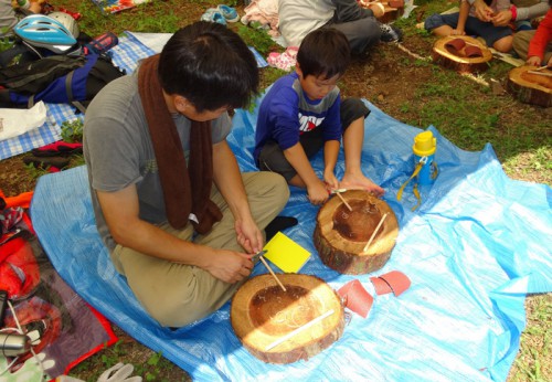 20150803sagawa 500x346 - 佐川急便／高尾100年の森で親子里山保全体験講座を開催