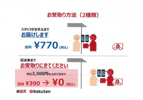 20150820rakutenlnews 5 500x350 - 楽天／都内4区で最短20分の即時配送サービス