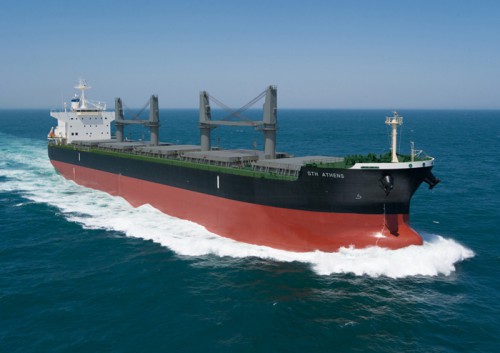 20150827mitsuizosen 500x353 - 三井造船／6万重量トン型ばら積み貨物運搬船を引き渡し
