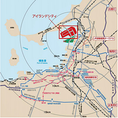 20150831hakata1 - 博多港／アイランドシティ港湾関連用地2.3万m2を分譲、最大30億円を補助
