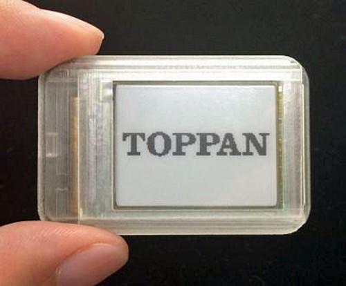20150916toppan21 500x414 - 凸版印刷／バッテリーレス電子ペーパー表示機の小型化技術を確立