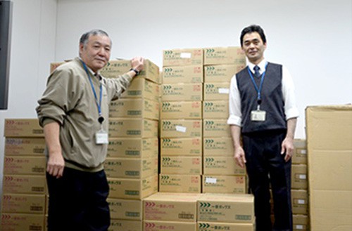 20151210mol1 500x329 - 商船三井／防災用備蓄の非常用食品をフードバンクへ寄贈