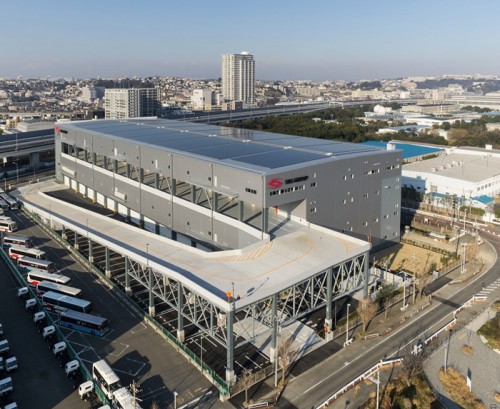 20160204sbslogi2 500x409 - SBSロジコム／横浜に3.8万m2の物流施設竣工、95％テナント確定