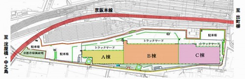 20160314keihan2 500x161 - 京阪電鉄／京都市伏見区に4.3万m2の物流施設開業、テナントに日通