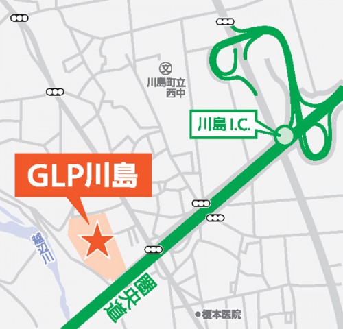 20160315glp3 500x480 - GLP／埼玉県川島町に延床4.9万m2の物流施設を着工