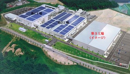 20160317kyocera 500x284 - 京セラ／延床2万5420m2の京都綾部第3工場を建設