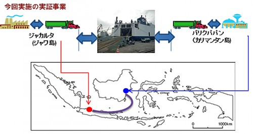 20160412nittsu3 500x266 - 日通／インドネシアでRORO船を活用した海上物流システム試験輸送