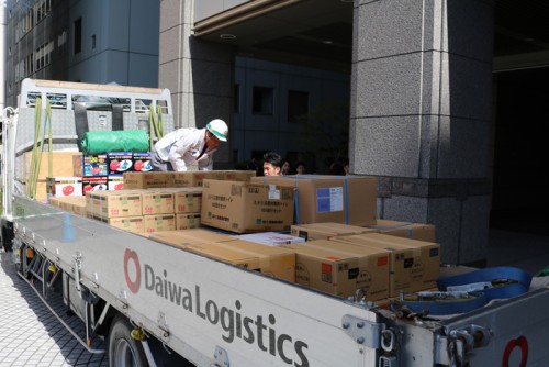 20160418daiwahouse2 500x334 - 大和ハウス工業／熊本地震に対する救援物資輸送始める