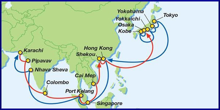 商船三井 日本 インド パキスタン直行サービス Hsx を開設 物流ニュースのｌｎｅｗｓ