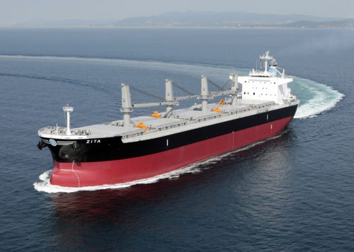 20160526mitsuizosen 500x356 - 三井造船／6.6万重量トン型ばら積み貨物運搬船