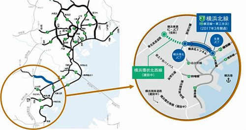 20160909syutoko 500x266 - 首都高／横浜北線（横羽線～第三京浜）、来年3月に開通