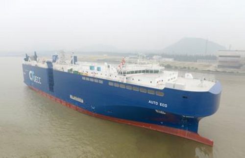 20161003nyk 500x323 - 日本郵船／LNG燃料の自動車専用船「AUTO ECO」竣工