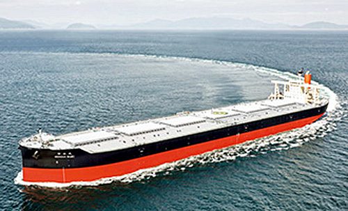 20161104mol 500x303 - 商船三井／神戸製鋼所向け鉱石専用船「神山丸」と命名