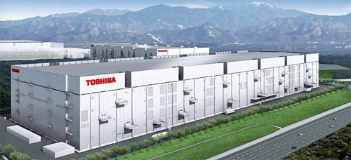 20170209toshiba1 500x228 - 東芝／四日市工場の第6製造棟を起工