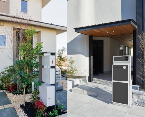 20170217daiwajp1 500x405 - 新型宅配ボックス／ナスタ、日本郵便、大和ハウスが戸建住宅に普及促進