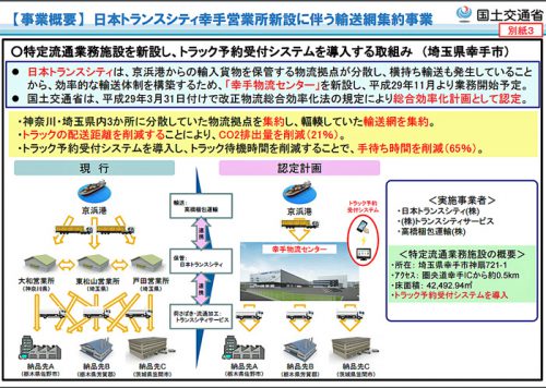 20170331kokkosyo3 500x356 - 国交省／改正物流総合効率化法に基づく計画の認定、法改正後の認定件数19件