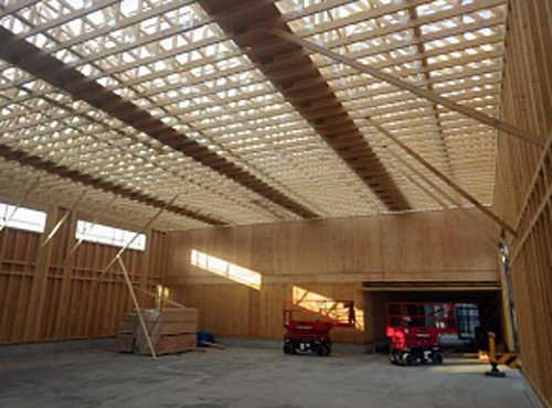 20170419mitsuihome3 500x370 - 三井ホームコンポーネント／2×6工法による木造大規模倉庫