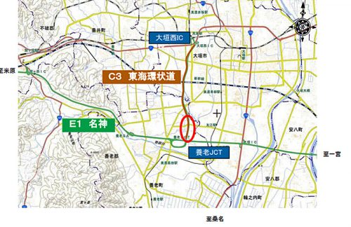 20170609nexcoc1 500x324 - NEXCO中日本／岐阜県内で初めて高速道路ナンバリング標識を設置
