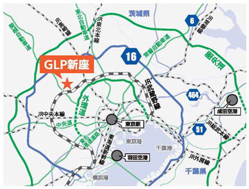 20170809glp2 500x381 - GLP／埼玉県で3.1万m2のマルチテナント型物流施設開発