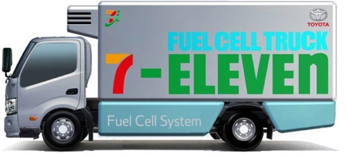 20170809seventoyota 500x225 - セブン-イレブン／燃料電池トラック導入、CO2排出削減目指す